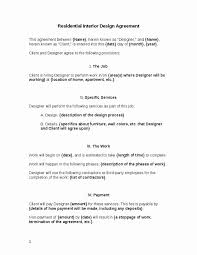 Interior Design Contract Template Best Of Interior Design Letter Agreement Temp In 2020 Contract Interior Design Interior Design Template Interior Design Business Plan