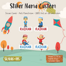 Popular instagram story stickers diva, paling populer! Slnag 115 Sticker Label Nama Anak Kartun Muslim Karakter Anak Cowok Shopee Indonesia