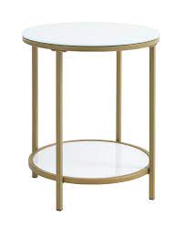 At jysk, we have a range of styles and sizes. End Table Gadevang 45 White Gold