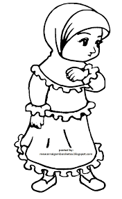 Gambar sketsa sketch sketchbook gambarkartun kartunmuslimah. Sketsa Kartun Radea