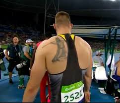 Speerwerfer johannes vetter im portrait. Paul Ricketts On Twitter Germany S Johannes Vetter 4th In Rio Olympics Javelin Final But Winner Of Worst Rio Olympics Tattoo Bbcolympics