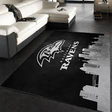 Silver grey bedroom carpet inspirational decor is one images from awesome 24 images silver grey bedroom carpet of homes decor photos gallery. Baltimore Ravens Skyline Nfl Team Logos Rug All Over Print Logo Custom Area Rug Carpet Full Sizes Home Living Rug Carpet Decor Crislux