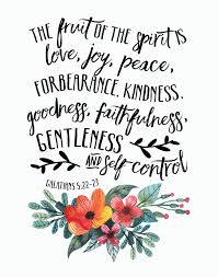 The Fruit Of The Spirit Galatians 5 22 23 Bible Verse Posters Bible Verse Art Bible Verse Prints