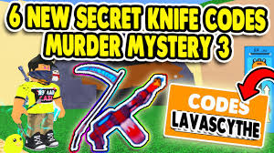 Murder mystery 2 is a roblox game that was created in january 2014 by. 6 New Secret Knife Codes In Murder Mystery 3 Roblox Youtube