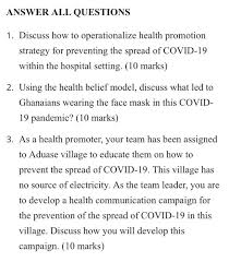 The ultimate aim of the program is to improve the organizational health of participating employers and certified trainers, with an emphasis on strategies to reduce chronic disease and inju. Solved Answer All Questions 1 Discuss How To Operationalize Chegg Com