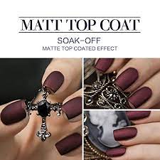Top coat protects the nail surface and prevents pigmentation. Vishine Matte Top Coat Soak Off Uv Led Gel Polish Nail Art Matting Clear Color 10ml Walmart Canada
