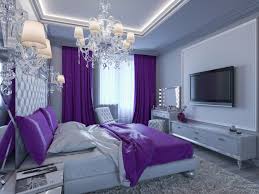 Get it as soon as thu, feb 4. Premium Photo 3d Rendering Bedroom In Gray And White Tones With Purple Accents