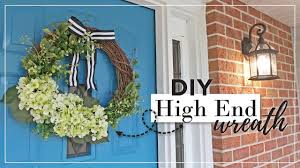 Fall is the season of wonder; Diy High End Summer Front Door Hydrangea Boxwood Wreath Diy Summer Decor Ideas Youtube