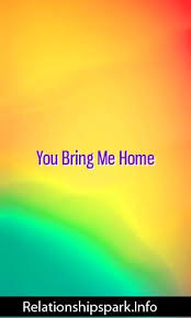 You Bring Me Home With Images Breakup What Is Love Dont Fall In Love
