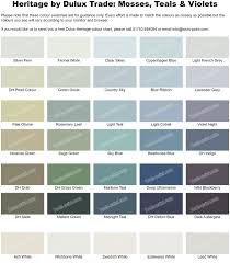 Mosses Teals And Violet Shades From The Dulux Trade Heritage Colour Chart Heritage Paint Colours Dulux Dulux Paint Colours