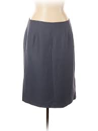 details about dress barn women blue casual skirt 18 plus