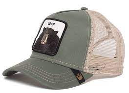 Goorin Bros Animal Farm Snapback Trucker Hat Black Stallion Olive Bear Grey Stud Ebay Trucker Hat Goorin Hats