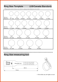 Printable Ring Sizer Canada Foto Ring And Wallpaper