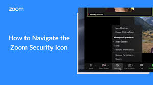 In Meeting Security Options Zoom Help Center