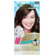 Bigen Cream Color One Push 5 0 Natural Brown Hair Care
