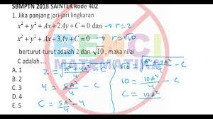 145 sbmptn 82 materi matematika 55 sma plus yasop 52. Soal Sbmptn Lingkaran
