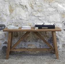 Greenhouse Design Studio Reclaimed Wood Console Outdoor Console Table Wood Console Reclaimed Wood Benches