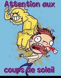 Tous les soins pour apaiser vos coups de soleil ! Coup De Soleil Photos Humour