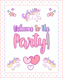 With this free printables you also can give personalized unique gifts. Free Printable Unicorn Party Decorations Pack The Cottage Market
