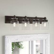 Joss Main Vasilia 4 Light Dimmable Vanity Light Vanity Lighting Bathroom Light Fixtures Bath Vanity Lighting
