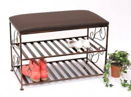 Schuhregal bissa ikea 3 fächer. Schuhregal Mit Sitzbank Art 222 Bank 70cm Schuhschrank Aus Metall Schuhablage Schuhbank Kaufen Bei Dandibo Ambiente Gmbh Co Kg