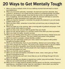 20 Ways To Get Mentally Tough Pictures, Photos, And Images For Facebook,  Tumblr, Pinterest, And Twitter