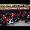 Motor sport yang satu ini juga direkomendasikan untuk kamu karena untuk ukuran motor sport harga motor ini bisa dibilang murah yaitu dengan harga mulai dari rp. 1