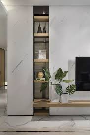 162m2 Moderne Und Einfache Chengdu American Center D Li Wei Und Zhong Xi Design Design Head Wohnen Wandgestaltung Wohnzimmer Ideen Tv Wand Design