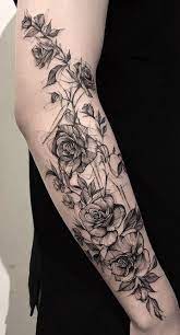 Has a vine with roses on her lower back. 7 Rose Tattoo Forearm Ideas Rose Tattoos Sleeve Tattoos Tattoos For Women