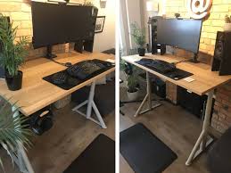Custom ikea desk build youtube. Custom Size Solid Oak Or Pine Table Top Desk Top To Fit Any Desk Frame Legs