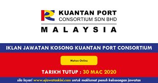 Check spelling or type a new query. Jawatan Kosong Di Kuantan Port Consortium Sdn Bhd Jawatan Kosong Kerajaan Swasta Terkini Malaysia 2021 2022