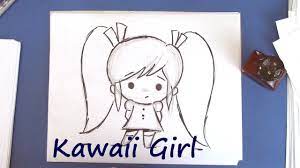 Große auswahl an kawaii squishies ente. How To Draw A Kawaii Girl Easy To Draw Youtube