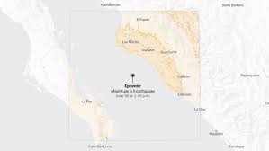 Mapa: un terremoto de magnitud 6,0 se registra en la costa de México