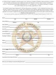 An inmate is allowed a maximum of three visitors per visit. The El Paso County Sheriff S Office Is Now Accepting Applications For The Fall Virtual Citizens Academy El Paso County Sheriff