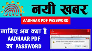 The aadhaar number is unique to citizens of india willing to apply for the program. How To Remove Aadhar Card Pdf Password Unlock Aadhar Pdf Aadhaar Card Pdf Password Remover Youtube