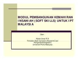 ◼ kemahiran insaniah mesti merupakan kemahiran yang wajib dimiliki oleh setiap pelajar. Pdf Modul Pembangunan Kemahiran Insaniah Soft Skills Untuk Ipt Malaysia Nur Mazni Academia Edu