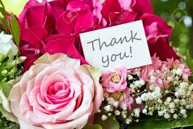Thank you for taking the time out of your busy schedule to send such a lovely bouquet of flowers. Bouquet With Pink Rose And Lettering Thank You Stock Photo Picture And Royalty Free Image Image 30876237