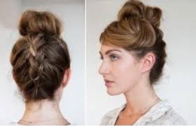 Braiding hair is easy to do but can be tricky to learn. Upside Down French Braid Twist With A Bun Tibolli