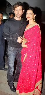 Hrithik Roshan And Deepika Padukone Bollywood Fashion Celebrity Outfits Beautiful Bollywood Actress