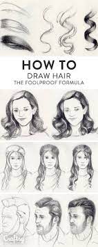 Drawing Hairstyles For Your Characters Drawing On Demand Drawing Hair Tutorial How To Draw Hair Drawings