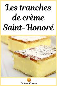 Tranches De Creme Saint Honore Chiboust La Recette Facile Recette Patisserie Facile Recette Dessert Recette