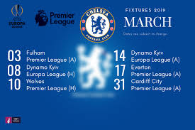 Including games in the champions league, europa league, euro 2020, if applicable. All Chelsea Fixtures In March Europa League And Premier League Top Four