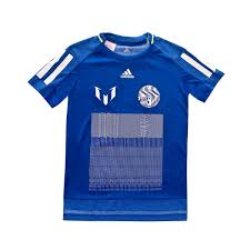 Maillot de football inspiré par messi. Maillot Adidas Icon Messi Enfant Collegiate Royal White Futbol Emotion