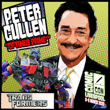 MONOPOLY EVENTS UK EXCLUSIVE FIRST EVER APPEARANCE TRANSFORMERS SPECIAL  PETER CULLEN Peter Claver Cullen is a Canadian voice actor. He is best  known as the voice of Optimus Prime in the original