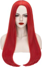 Amazon.com: Red Sally Wig for Adult Women, 60 CM Long Straight Red Wig  Middle Parting Synthetic Hair Wig+ Wig Cap for Halloween Christmas Sally  Costume Party : Clothing, Shoes & Jewelry