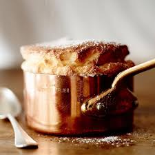 The Cook S Atelier Beaune France Souffle Baked In A Mini Mauviel Sauce Pot Butter Warmer Copper Cooking Pan Joy Of Cooking Cooking