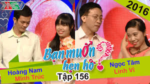 #banmuonhenho #bmhh #banmuonhenho2021 #bạnmuốnhẹnhò #banmuonhenhomoinhat #banmuonhenhohaynhat #banmuonhenhotapmoi #quyenlinh #cattuong #namthu #hongvan #mcvmedia ► playlist bạn. Báº¡n Muá»'n Háº¹n Ho Táº­p 156 Hoang Nam Minh Truc Ngá»c Tam Linh Vi 04 04 2016 Báº¡n Muá»'n Háº¹n Ho