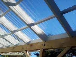 Quality clear corrugated polycarbonate roofing panels. Suntuf 26 In X 12 Ft Polycarbonate Roofing Panel In Clear 101699 The Home Depot Patio Roof Pergola Plans Pergola