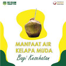 Khasiat dan manfaat air kelapa muda bagi kesehatan dan kecantikan tubuh sudah dikenal sejak jaman dahulu. Manfaat Air Kelapa Muda Untuk Kesehatan Rs Islam Surabaya