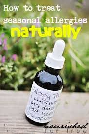 How To Treat Seasonal Allergies Naturally And Without Medication Nourished For Free Allergy Remedies Health Remedies Natural Remedies